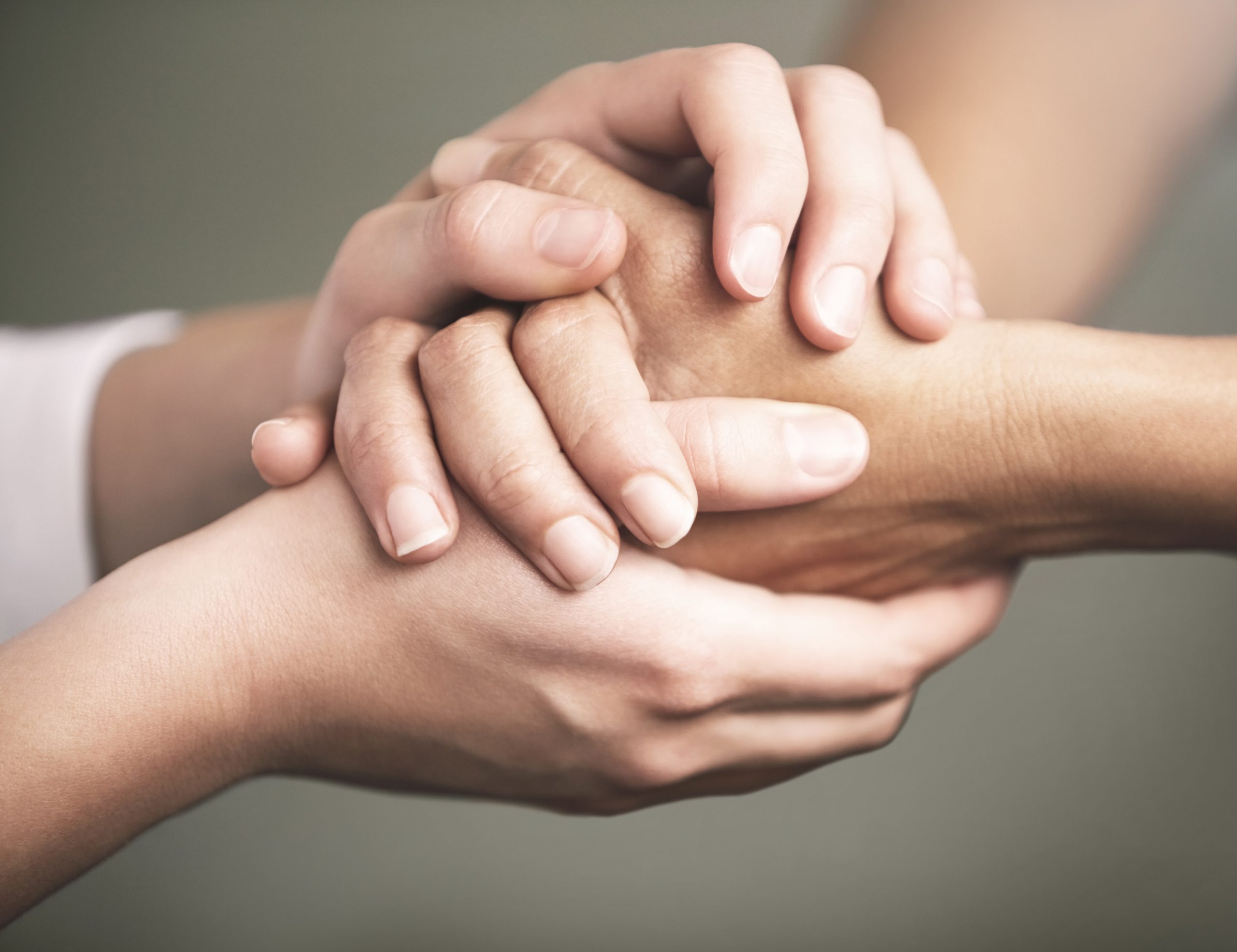 reassuring hands